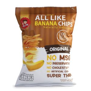 ALL LIKE Banana🍌Chips- Original 45g⚡Promo! - Image 1