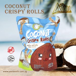 AROI Coconut Rolls- Original 40g🌴 *Promo! - Image 1