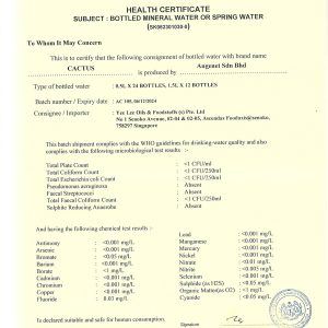 Cactus Brand - Natural Mineral Water 500ml x 24  Shrink Wrap🌟Promo! - Image 5