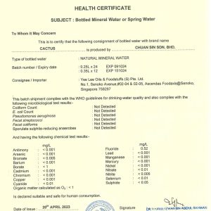 Cactus Brand - Natural Mineral Water 350ml x 12 🌟PROMO! - Image 5