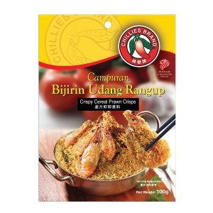 Chillies Brand - Crispy Cereal Prawn Crisps 100g (New) - Image 1